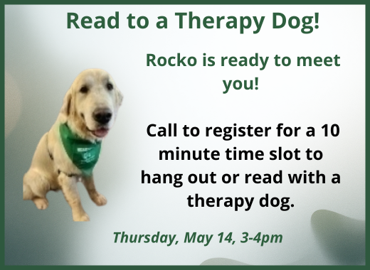 Read to a Dog (Rocko)