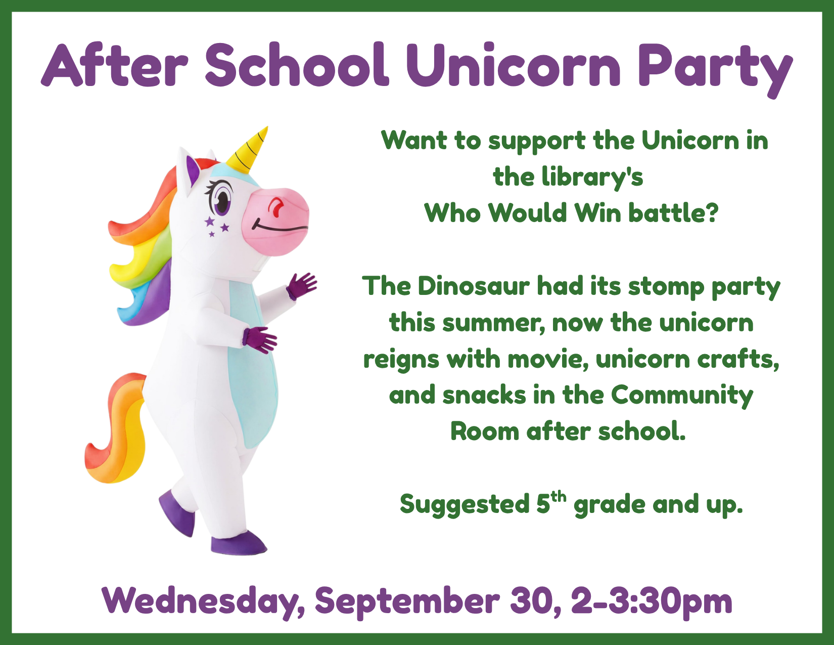 After School: Unicorn Party
