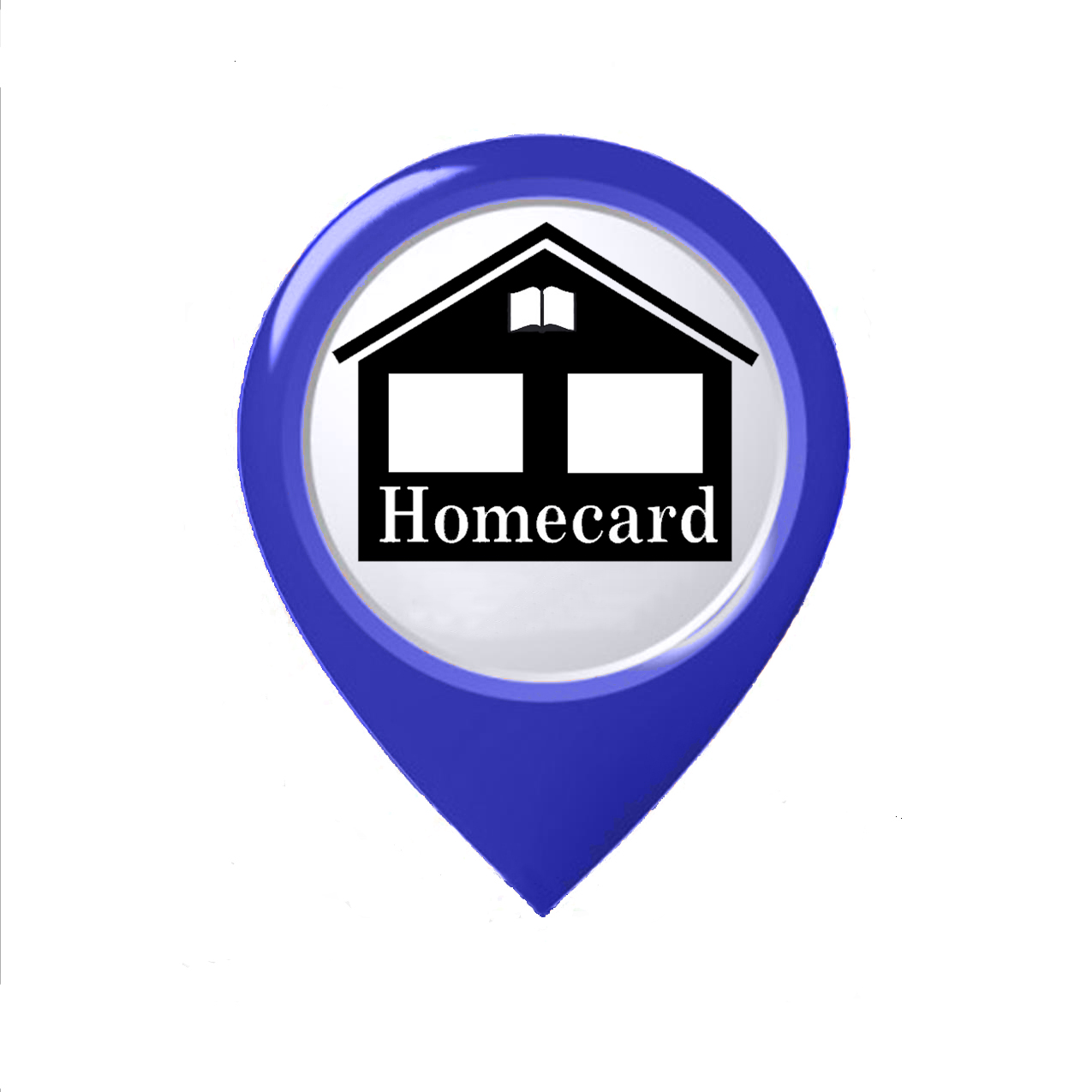 HomeCard Logo Blue with House logo new 10 2016