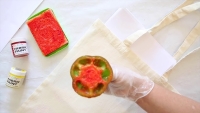 Adult Crafternoon: Vegetable Print Tote Bags